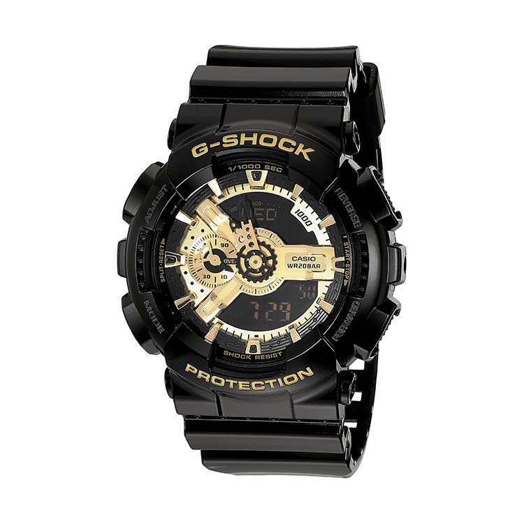 G-Shock Ga110GB-1A黑色和金色