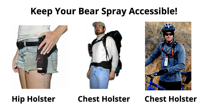 保持熊喷雾剂可访问